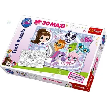 PUZZLE DWUSTRONNE LITTLEST PETSHOP 30 MAXI PUZZLE