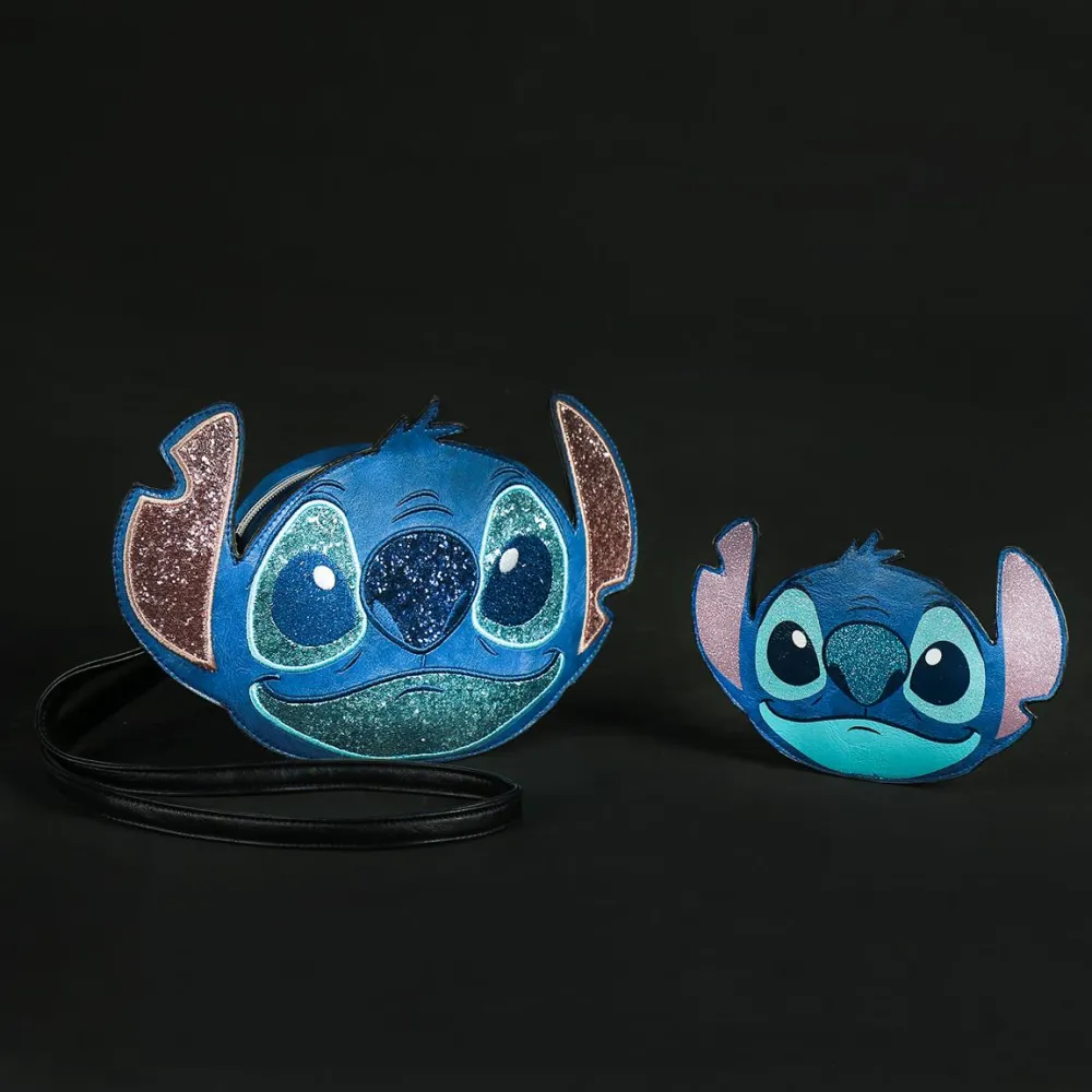Detal portmonetki Stitch z wysokiej jakości eko-skóry