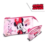 Kolorowy piórnik z motywem Myszki Minnie dla dzieci do szkoły