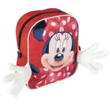 Plecak przedszkolny 3D z Myszką Minnie na różowym tle
