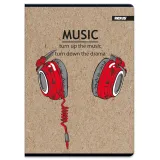 Zeszyt o formacie A5 z wytrzymałą okładką do pracy i szkoły