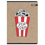 Poręczny zeszyt 60-kartkowy A5 w kratkę do codziennych notatek