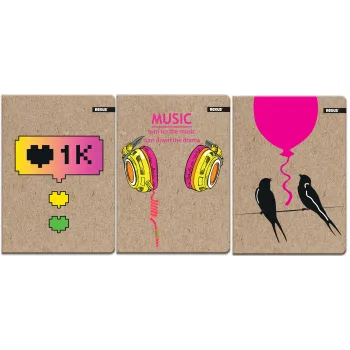 Zeszyt w kratkę A4 z 60 kartkami idealny do szkoły i pracy