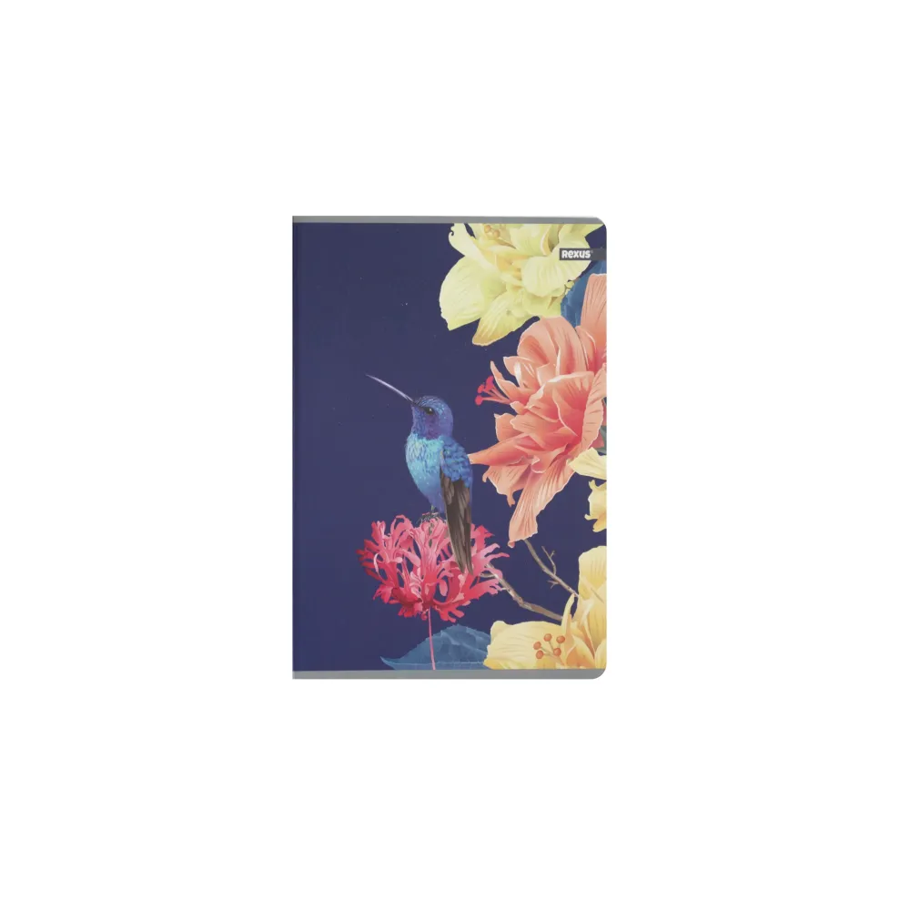 Kompaktowy zeszyt A5 do torebki lub plecaka z kratkowanymi kartkami