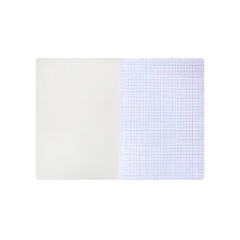 Funkcjonalny zeszyt 80-kartkowy do szkoły lub pracy z kratkowanymi stronami