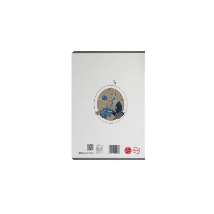 Zeszyt w formacie A5, 80 kartek, do codziennych notatek