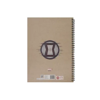 Praktyczny kołozeszyt szkolny z motywem komiksowym Marvel