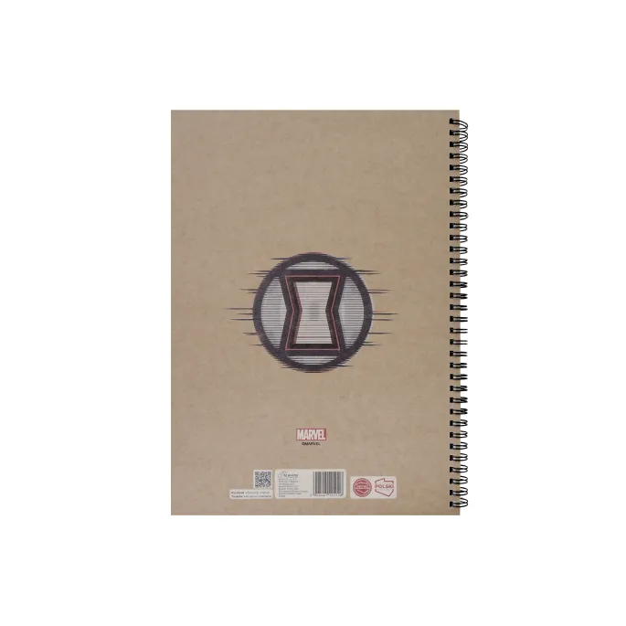 Praktyczny kołozeszyt szkolny z motywem komiksowym Marvel
