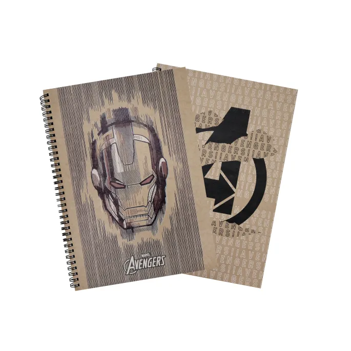 Okładka zeszytu z postaciami Avengers na tle dynamicznej grafiki