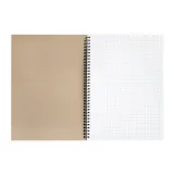 Ekologiczny kołozeszyt Avengers A4 w kratkę, 80 kartek