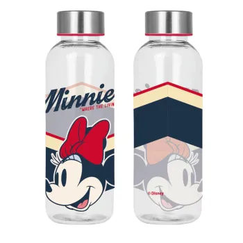Butelka tritanowa 850 ml z motywem Myszki Minnie na białym tle