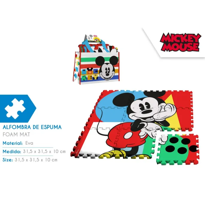 Wytrzymała mata piankowa z wizerunkiem Mickey Mouse na podłogę dziecięcą