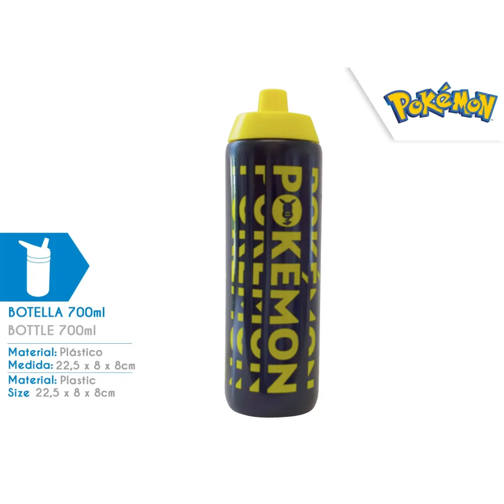 Butelka na wodę 700 ml z motywem Pokemon dla dzieci