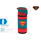 Bidon Superman w kolorze niebiesko-czerwonym dla aktywnych osób