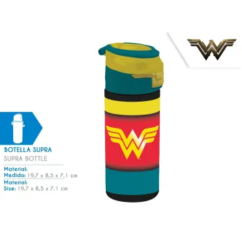 Bidon sportowy Wonder Woman 600 ml dla aktywnych kobiet