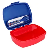 Praktyczna śniadaniówka i sztućce dla dzieci Myszka Mickey do szkoły