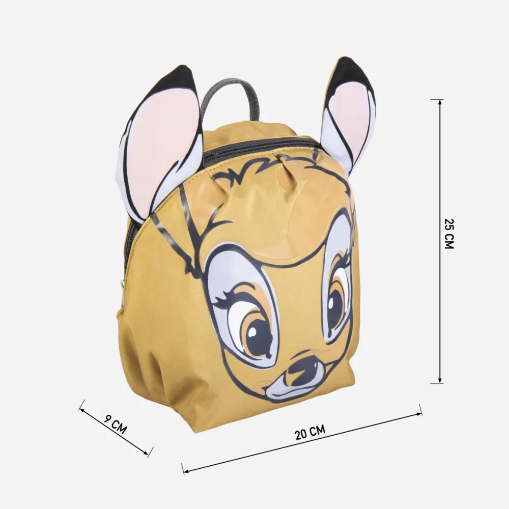 Widok plecaka Bambi z regulowanymi paskami