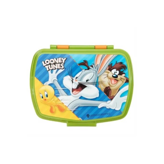 Praktyczny lunchbox plastikowy inspiracja Zwariowane Melodie, łatwy do czyszczenia