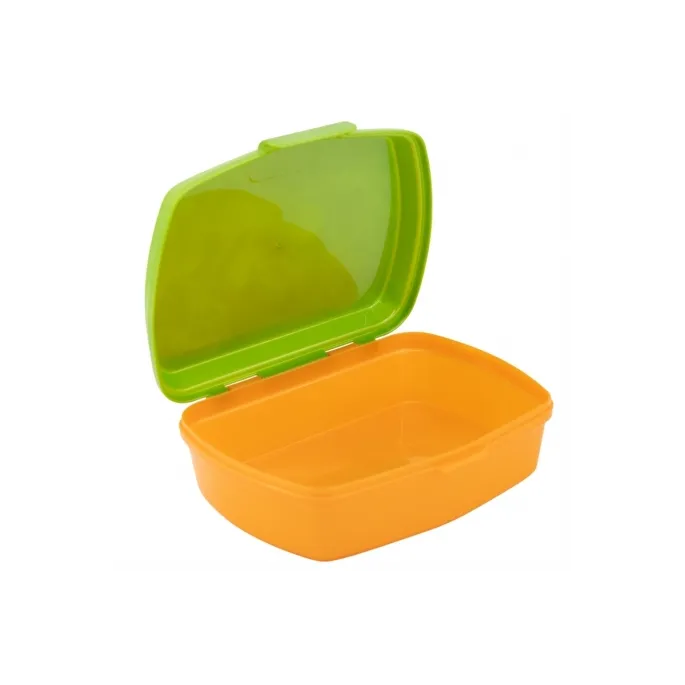 Lekki pojemnik BPA free idealny do szkoły i na piknik z wesołym nadrukiem