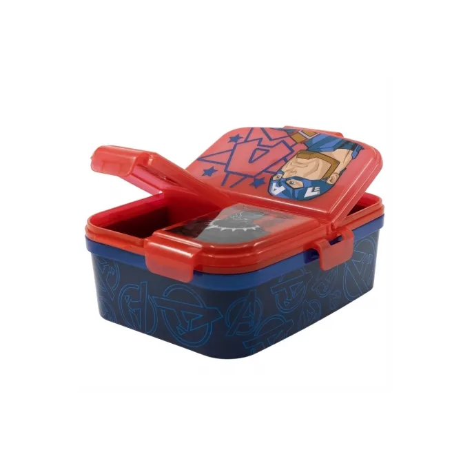 Praktyczny pojemnik na drugie śniadanie z motywem Avengers
