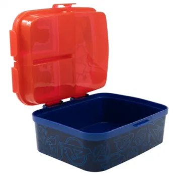 Kolorowy pojemnik śniadaniowy dla fana Avengers do przechowywania jedzenia