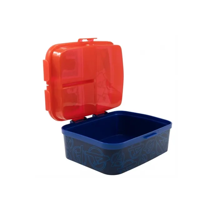 Kolorowy pojemnik śniadaniowy dla fana Avengers do przechowywania jedzenia