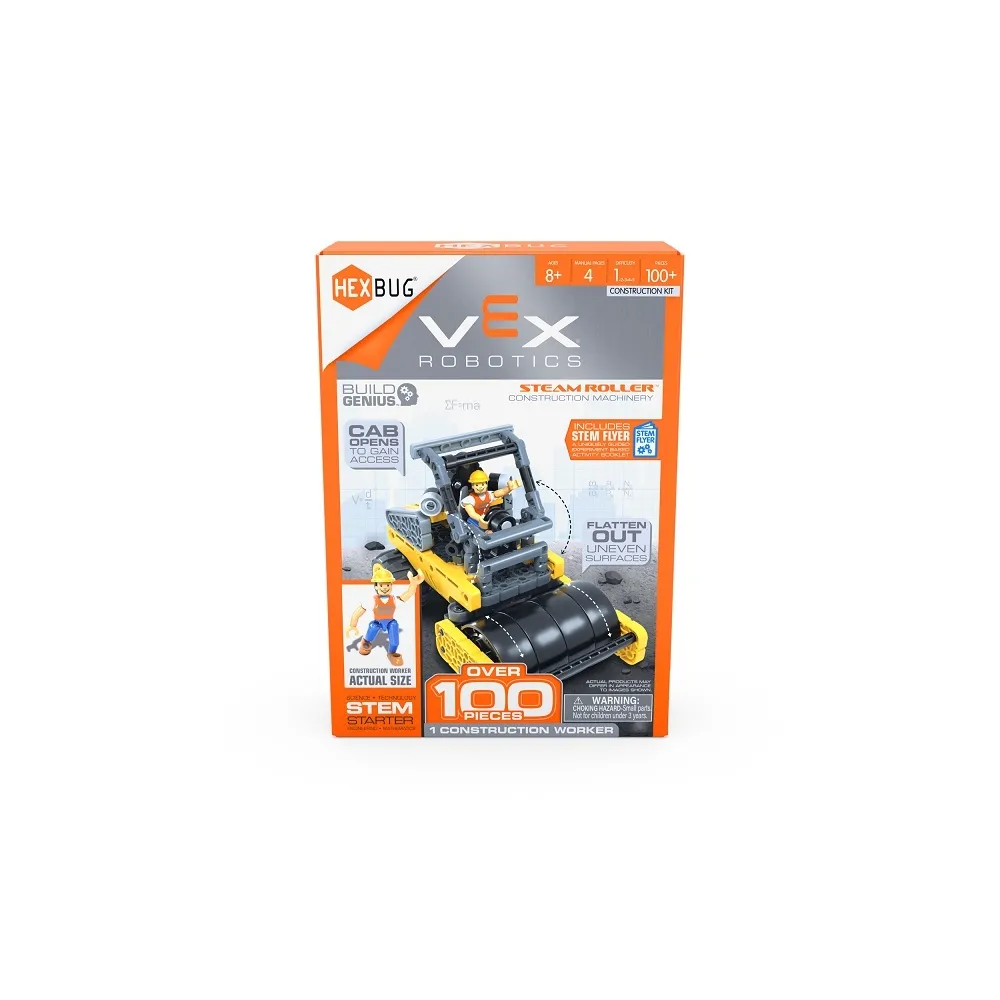 Zbliżenie na mechanizm napędu parowego robota Vex Hexbug