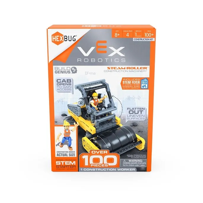 Zbliżenie na mechanizm napędu parowego robota Vex Hexbug