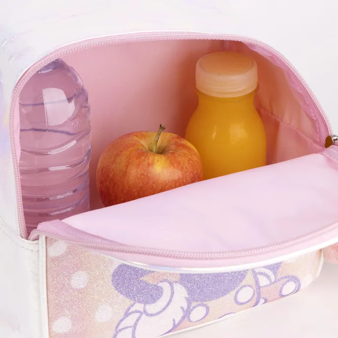 Kolorowy plecak dla dziewczynki z wizerunkiem Myszki Minnie