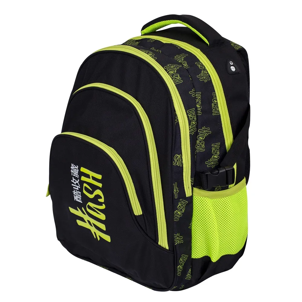 Plecak Hash z bocznymi kieszeniami i pojemną komorą główną w kolorze szarym