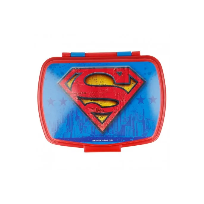 Praktyczna pojemnik na lunch Superman dla fanów komiksów i zdrowych posiłków
