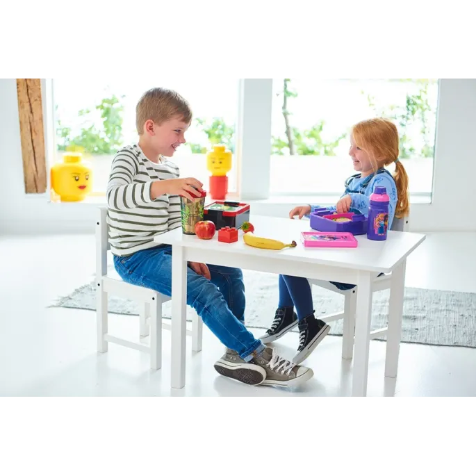 Designerski bidon dla dzieci inspirowany serią Lego Friends, idealny do szkoły