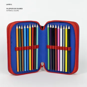 Solidny piórnik z bohaterem Marvela na długopisy i kredki