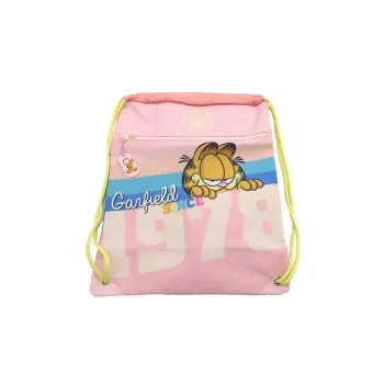 Wielokolorowy worek-plecak z bohaterem komiksu Garfield