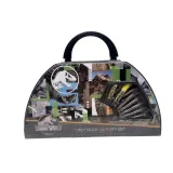 Walizka z zestawem szkolnym Jurassic World dla dzieci – widok z góry