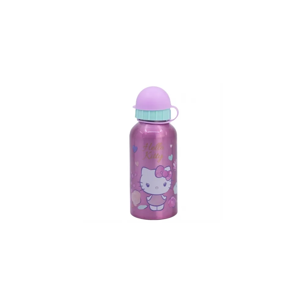 Aluminiowa butelka 400 ml z motywem Hello Kitty dla dzieci