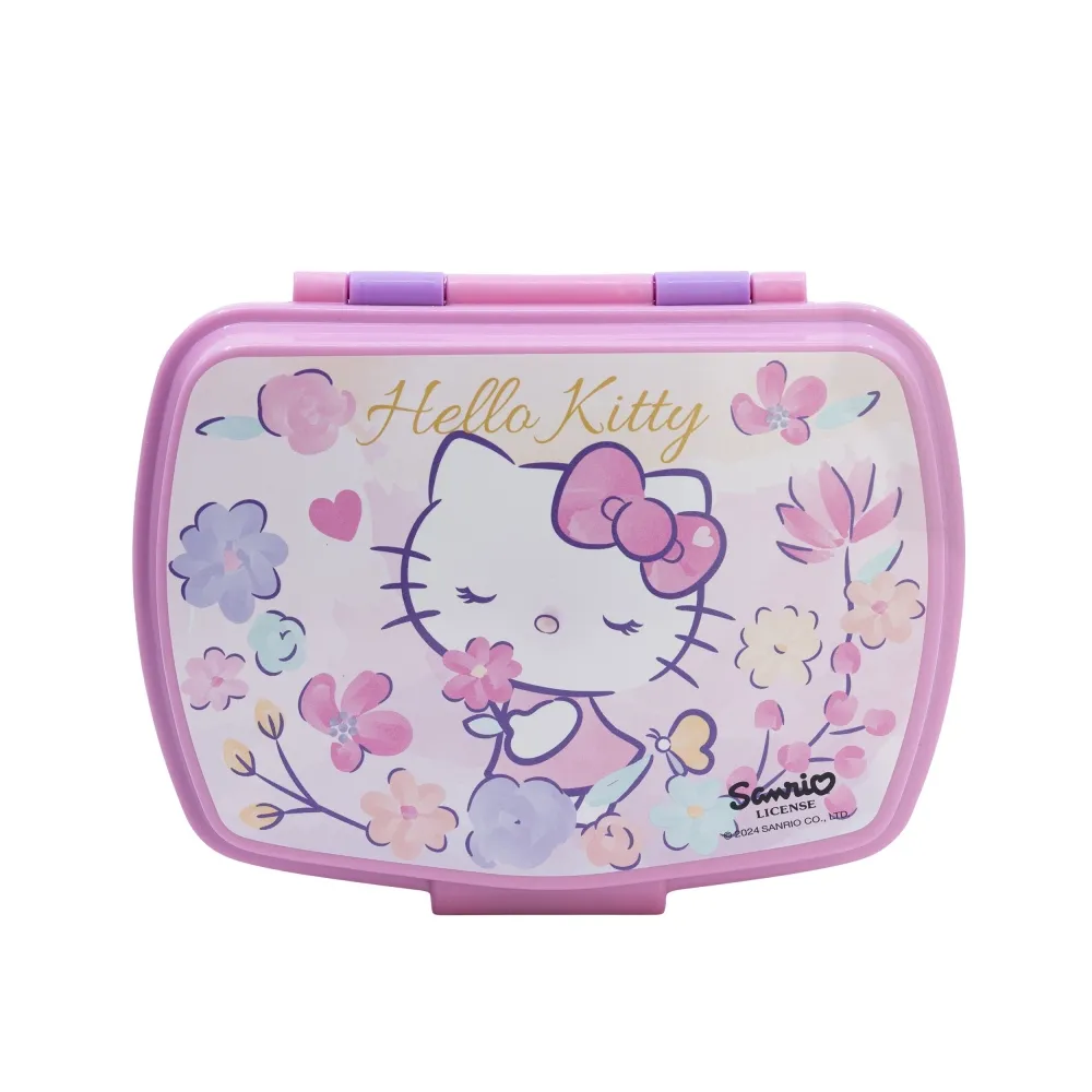 Praktyczne pudełko do szkoły z postacią Hello Kitty