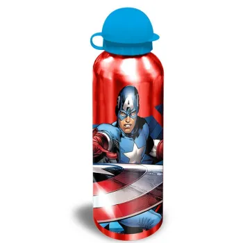 Bidon aluminiowy Avengers z motywem Kapitana Ameryki o pojemności 500 ml