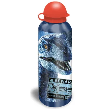Bidon aluminiowy Jurassic World 500ml niebieski