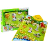 Kolorowa mata edukacyjna z motywem farmy dla dzieci