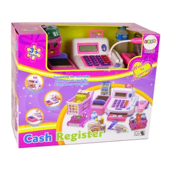 Zabawkowa kasa fiskalna dla dzieci powyżej 3 lat do kreatywnej zabawy