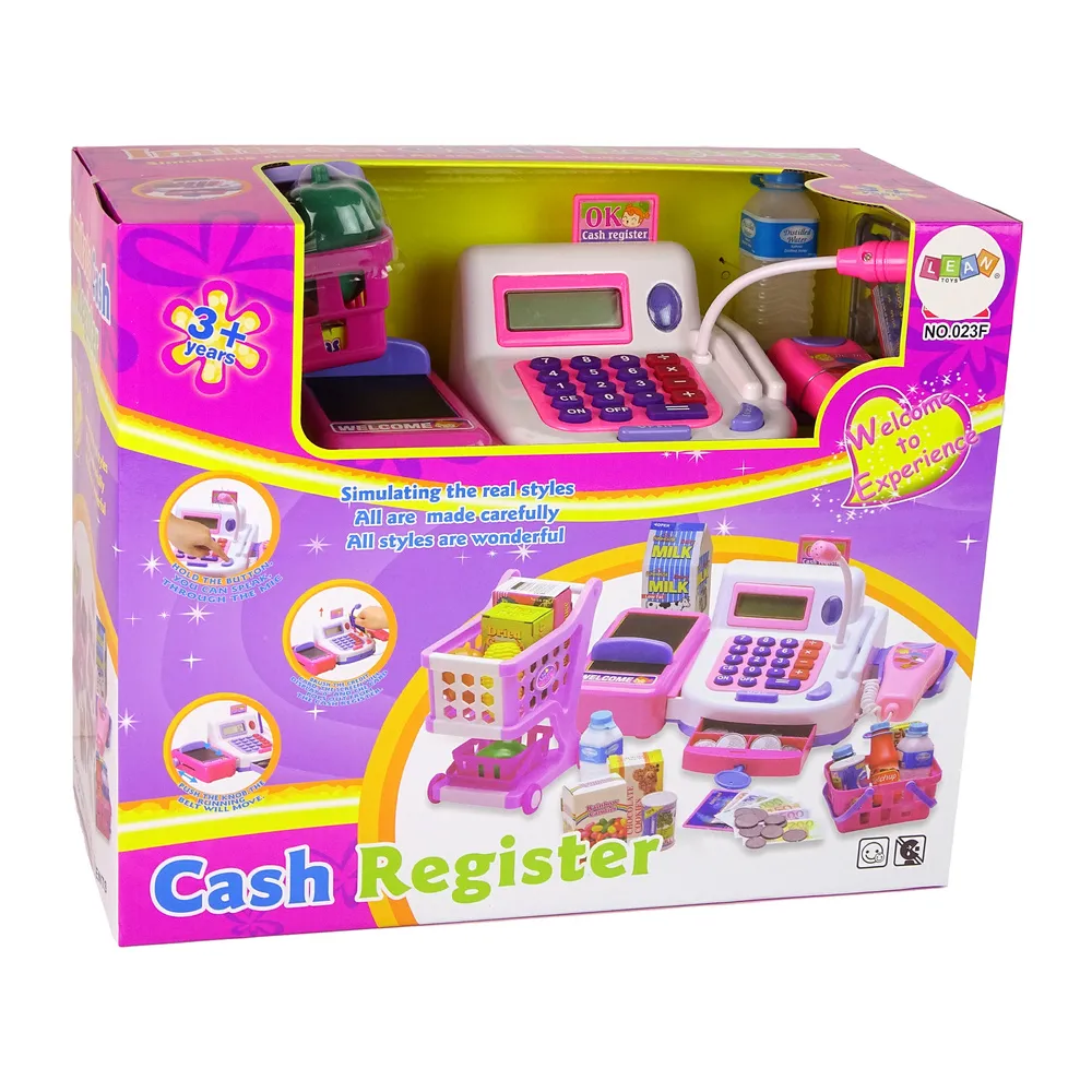 Zabawkowa kasa fiskalna dla dzieci powyżej 3 lat do kreatywnej zabawy