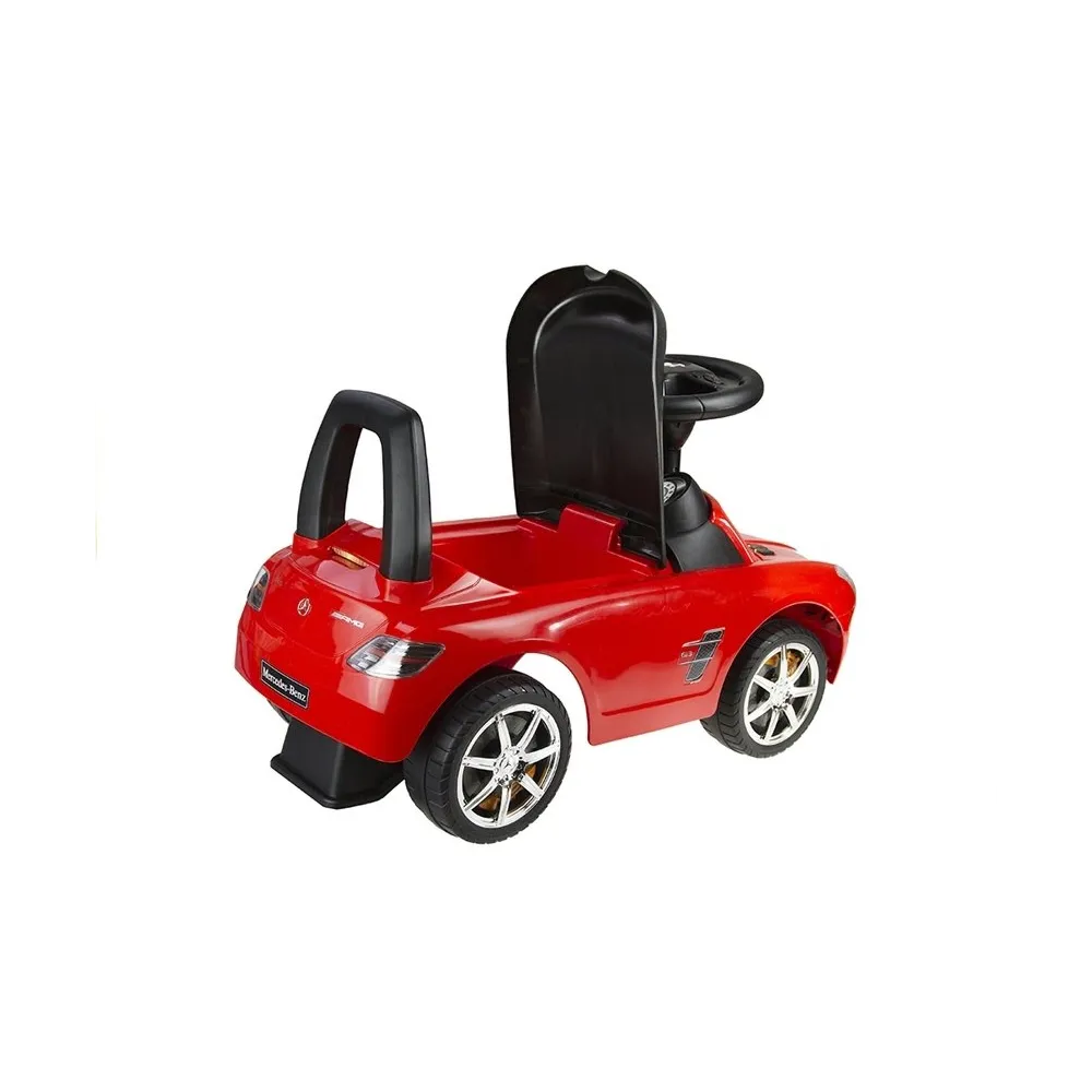 Zdjęcie jeździka Mercedes-Benz SLS AMG z widocznym siedziskiem