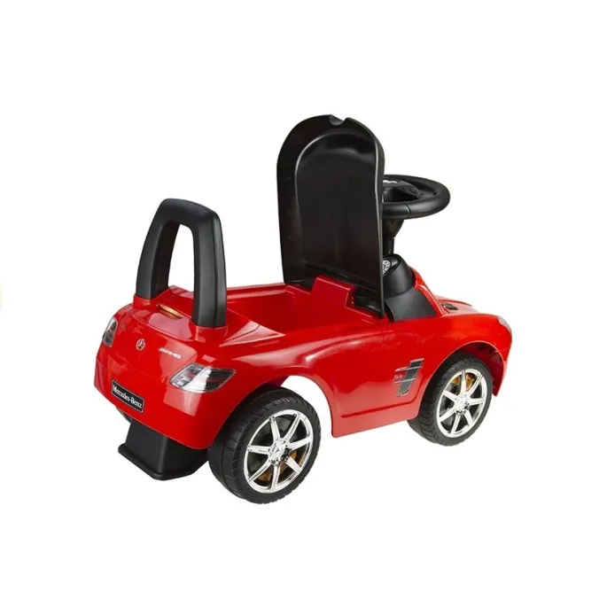 Zdjęcie jeździka Mercedes-Benz SLS AMG z widocznym siedziskiem