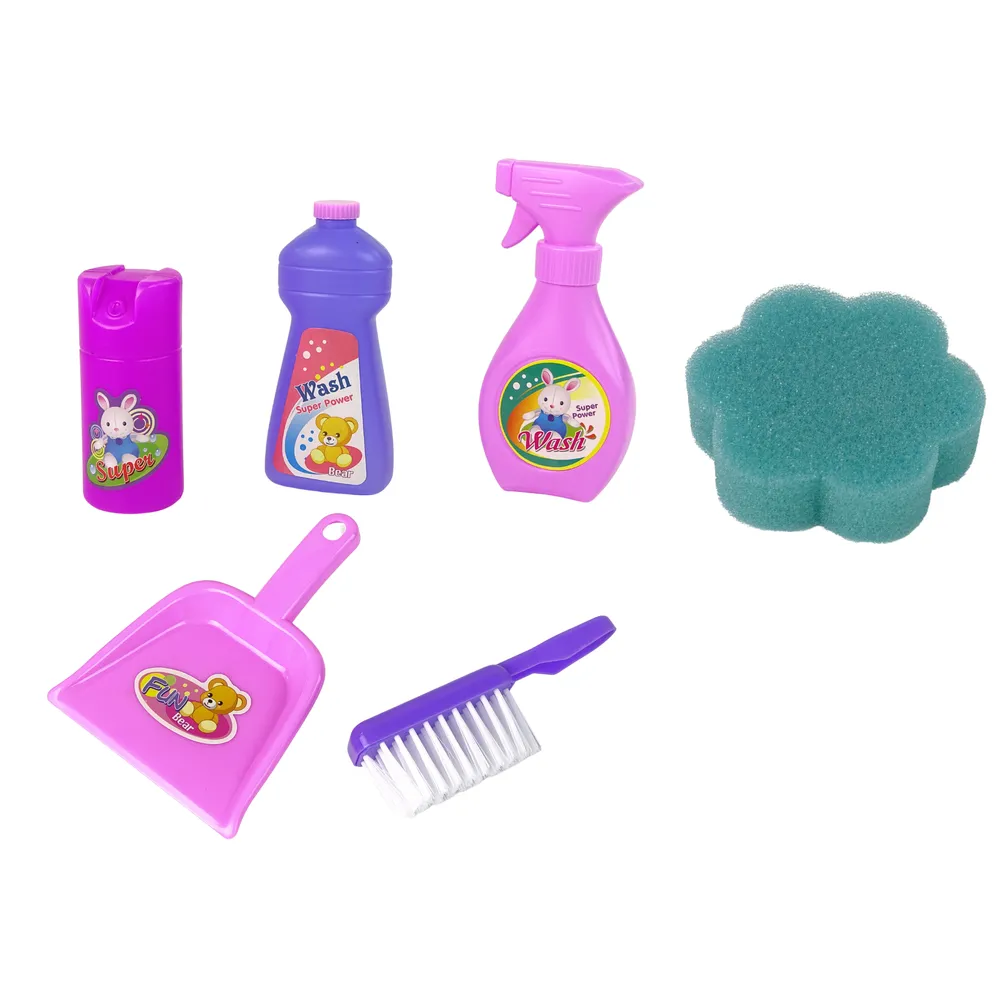 Zestaw sprzątający dla dzieci w kolorowym opakowaniu prezentowym