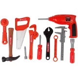 Walizka do przenoszenia zestawu narzędzi z akcesoriami i śrubami