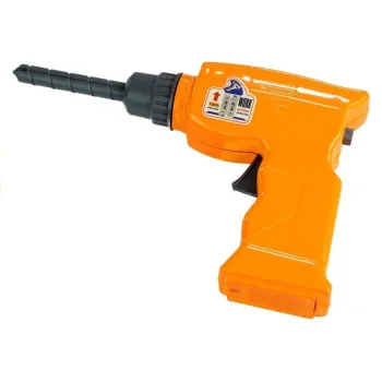 Kolorowy zestaw narzędzi i pas dla kreatywnych zabaw montażowych