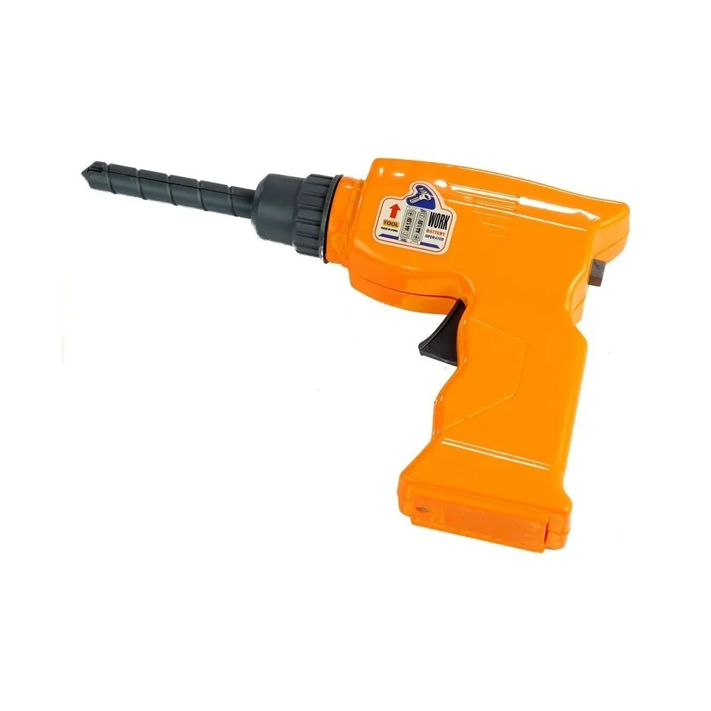 Kolorowy zestaw narzędzi i pas dla kreatywnych zabaw montażowych