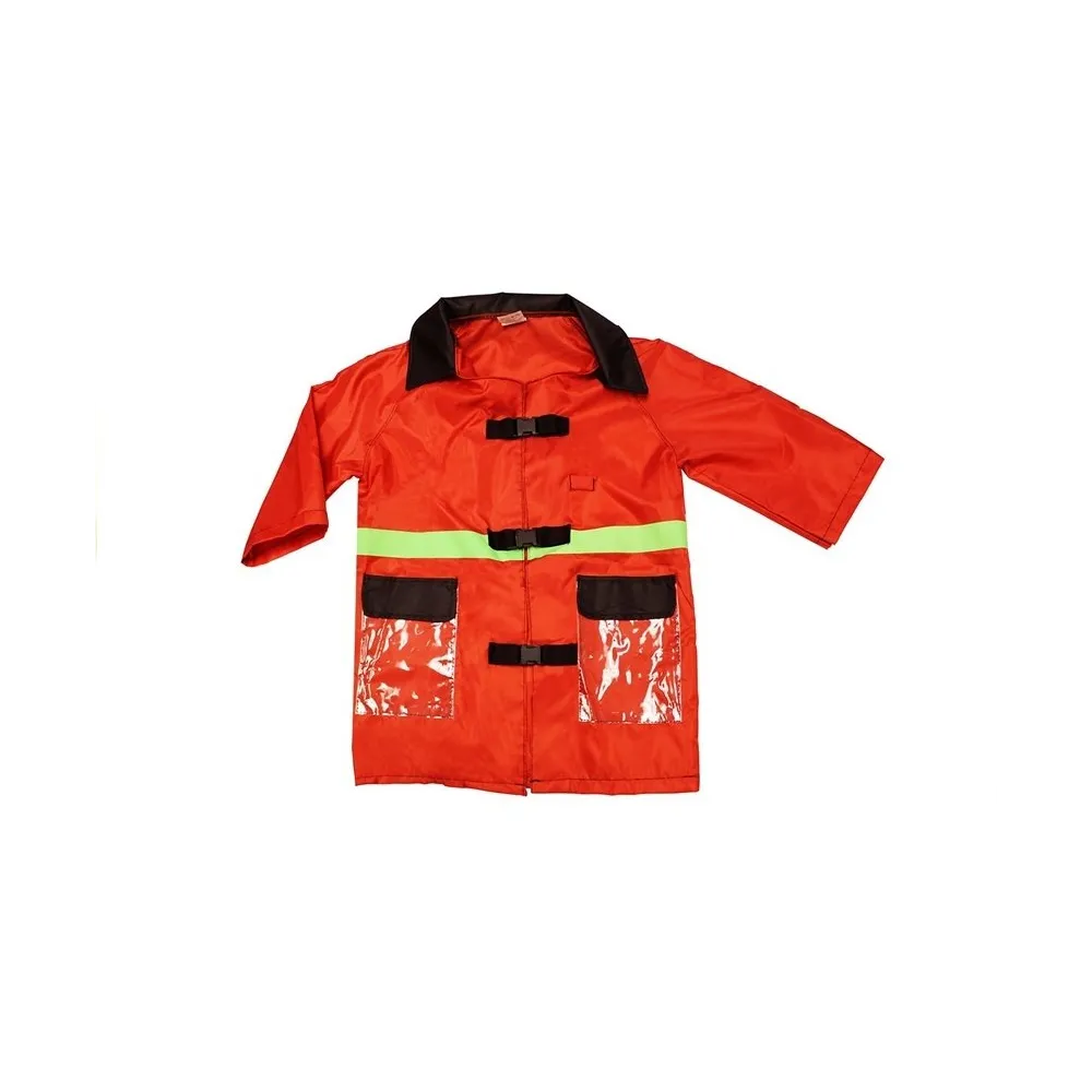 Prawdziwy Strój Strażaka Dla Dziecka Kask Gaśnica Akcesoria Czerwony