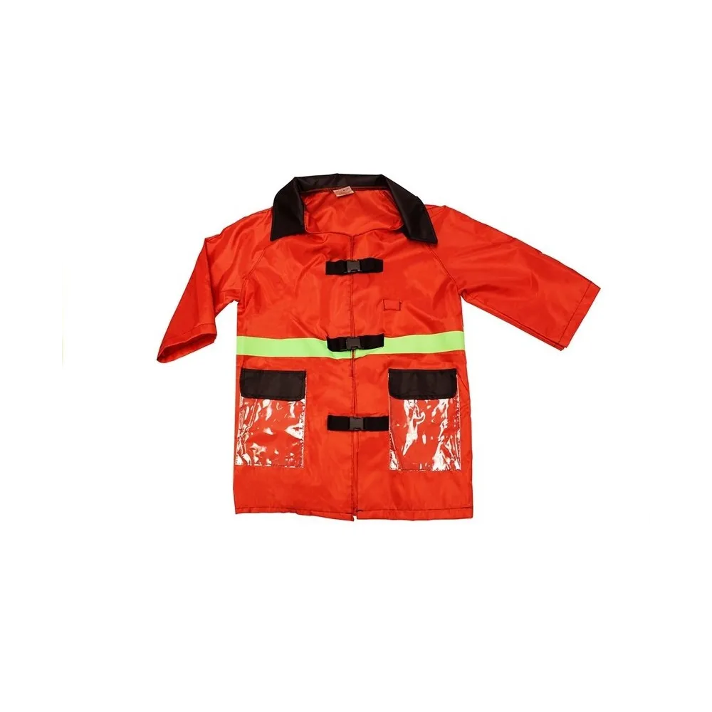 Prawdziwy Strój Strażaka Dla Dziecka Kask Gaśnica Akcesoria Czerwony